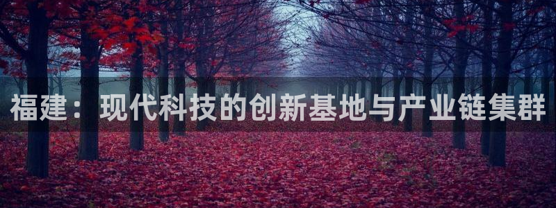 意昂3娱乐40996：福建：现代科技的创新基地与产业链集群