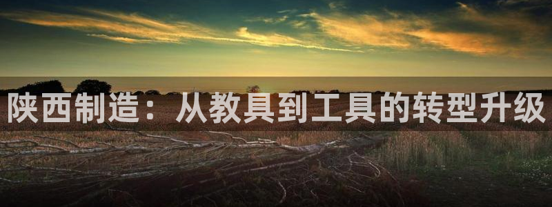 意昂体育3招商电话是多少啊：陕西制造：从教具到工具的转型升级