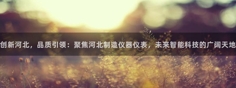 意昂体育3平台是正规平台吗：创新河北，品质引领：聚焦河北制造