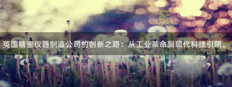 意昂体育3注册：英国精密仪器制造公司的创新之路：从工业革命到