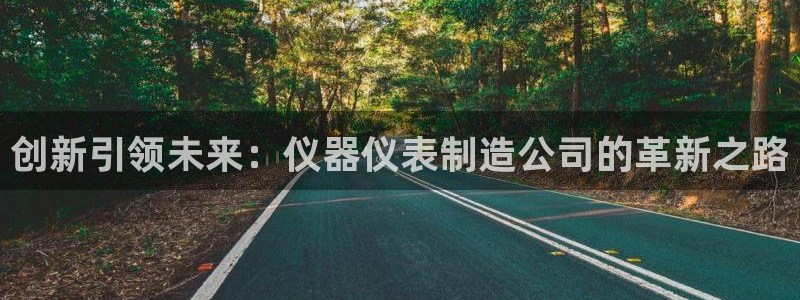 意昂体育3平台假的吗是真的吗：创新引领未来：仪器仪表制造公司