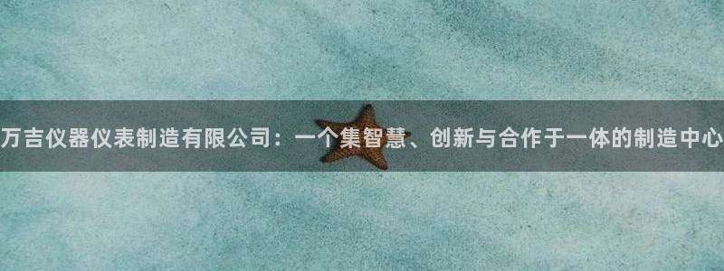 海南意昂体育3：万吉仪器仪表制造有限公司：一个集智慧、创新与