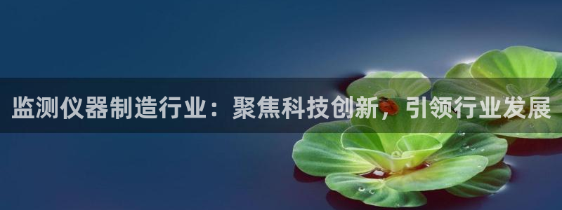 意昂3娱乐代理怎么样：监测仪器制造行业：聚焦科技创新，引领行