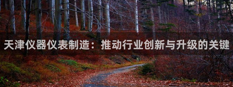 注册意昂3：天津仪器仪表制造：推动行业创新与升级的关键